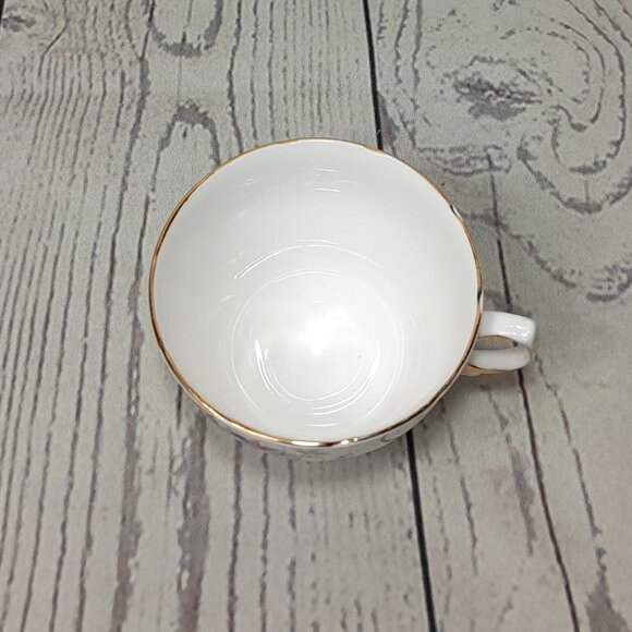 Royal Vale Bone China England Blue Rose Floral Tea Cup & Saucer Set 7871 - Picture 6 of 16